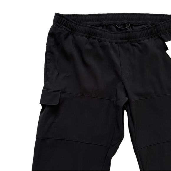 All In Motion Pants Black Stretch Pull On Cargo Tapered Leg Active Size XXL NEW - Picture 4 of 12